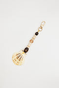 Seashell & Mixed Bead Bag Charm