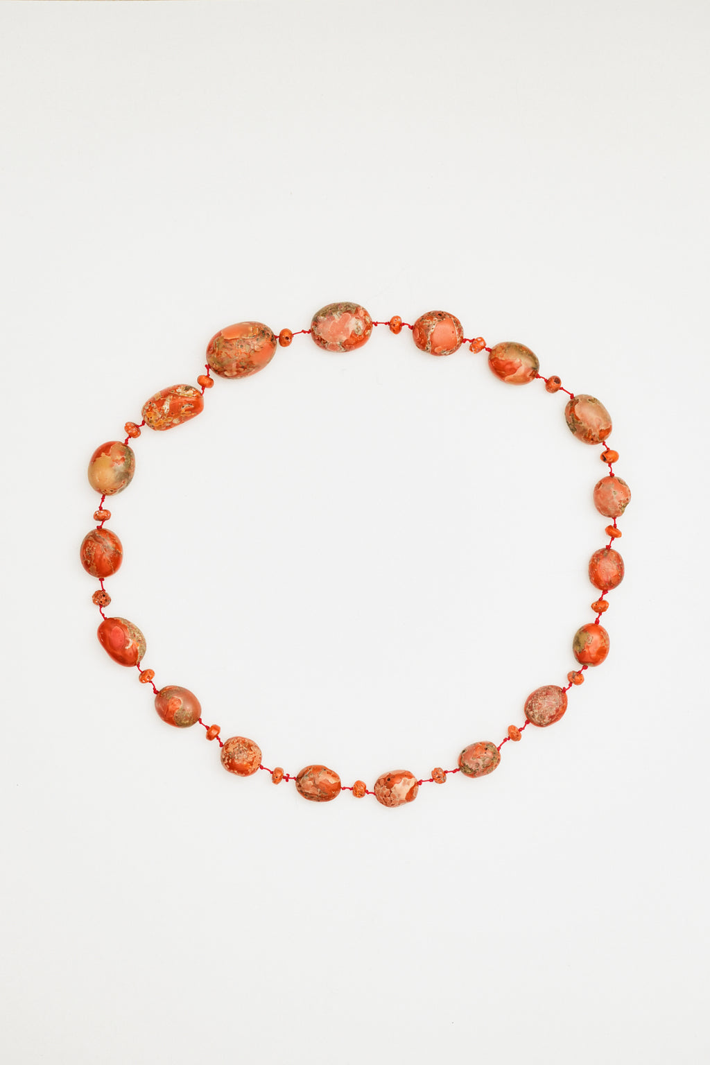 Graduated Coral Bead Necklace