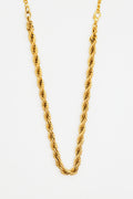Woven Golden Chain Necklace