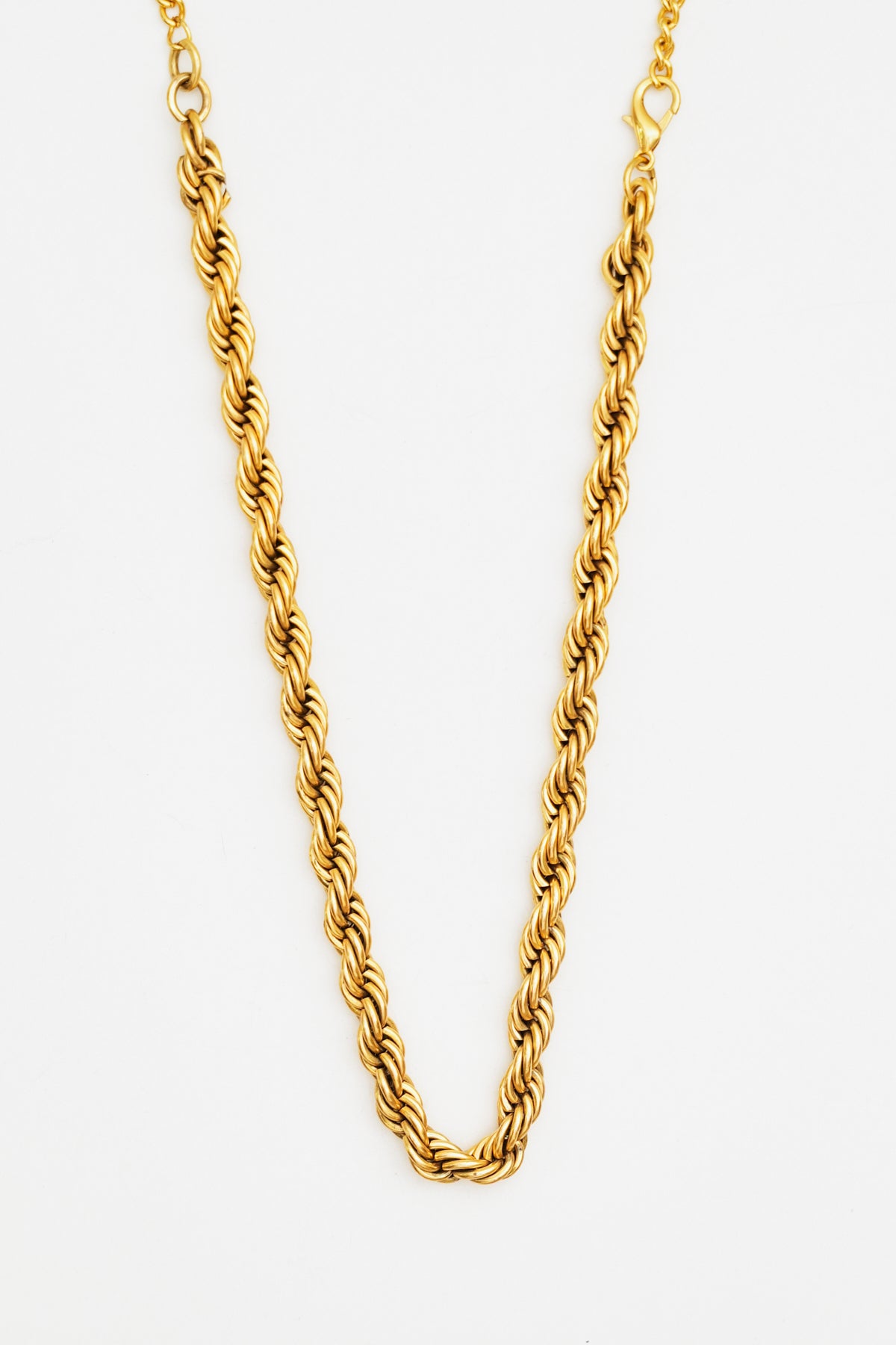 Woven Golden Chain Necklace