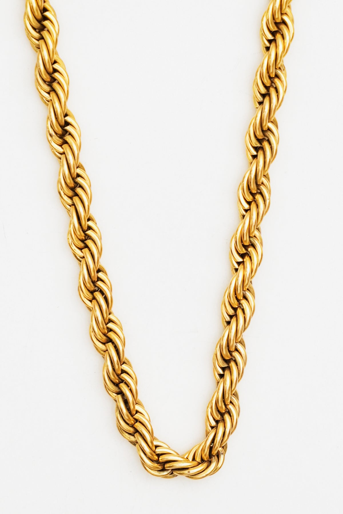 Woven Golden Chain Necklace