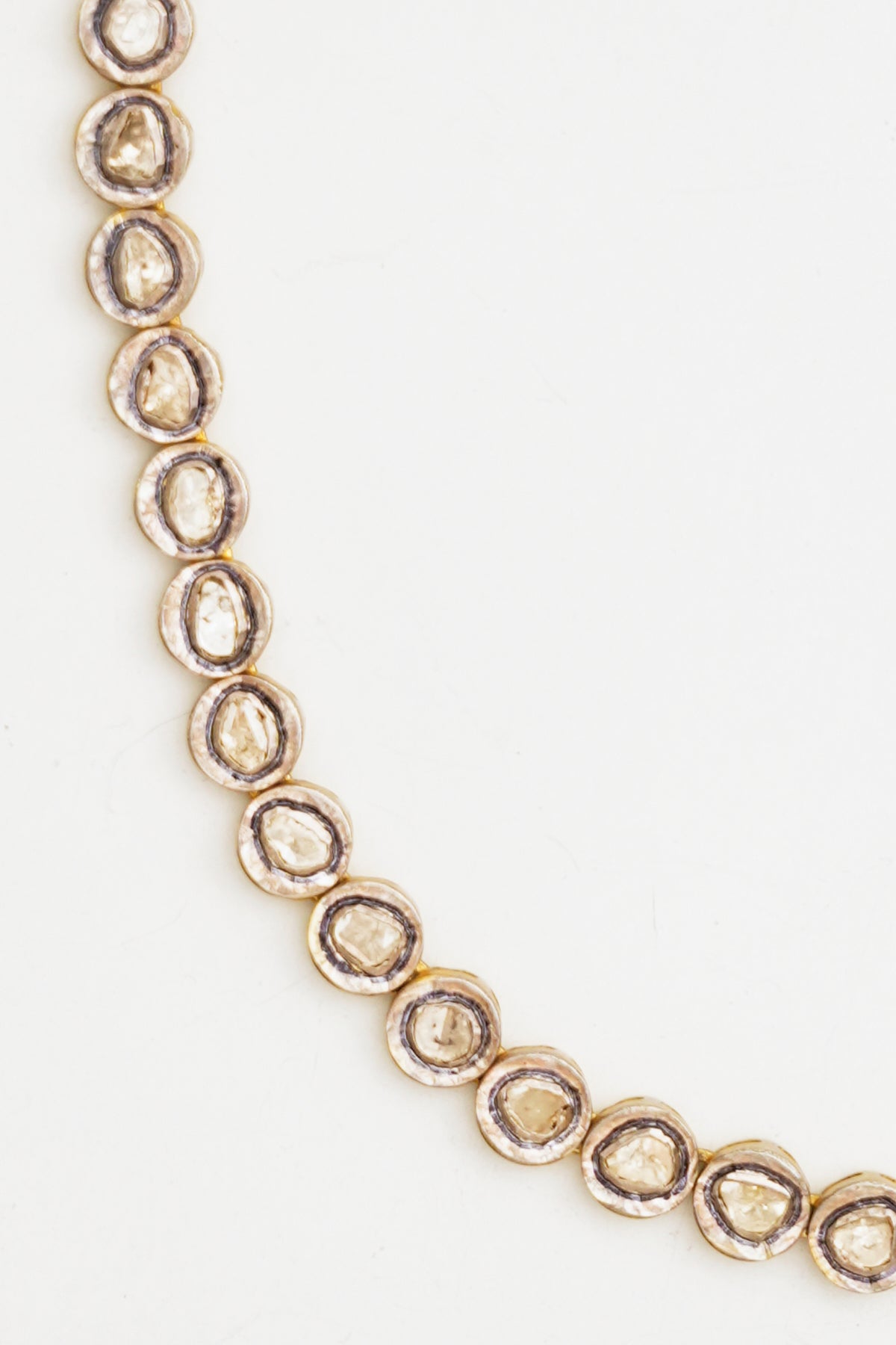 Rose-cut Diamond Necklace