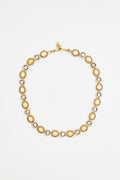 Rose-cut Diamond & Opal Cabochon Necklace