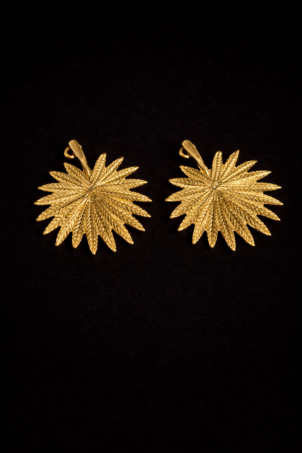 Palm Leaf Earrings