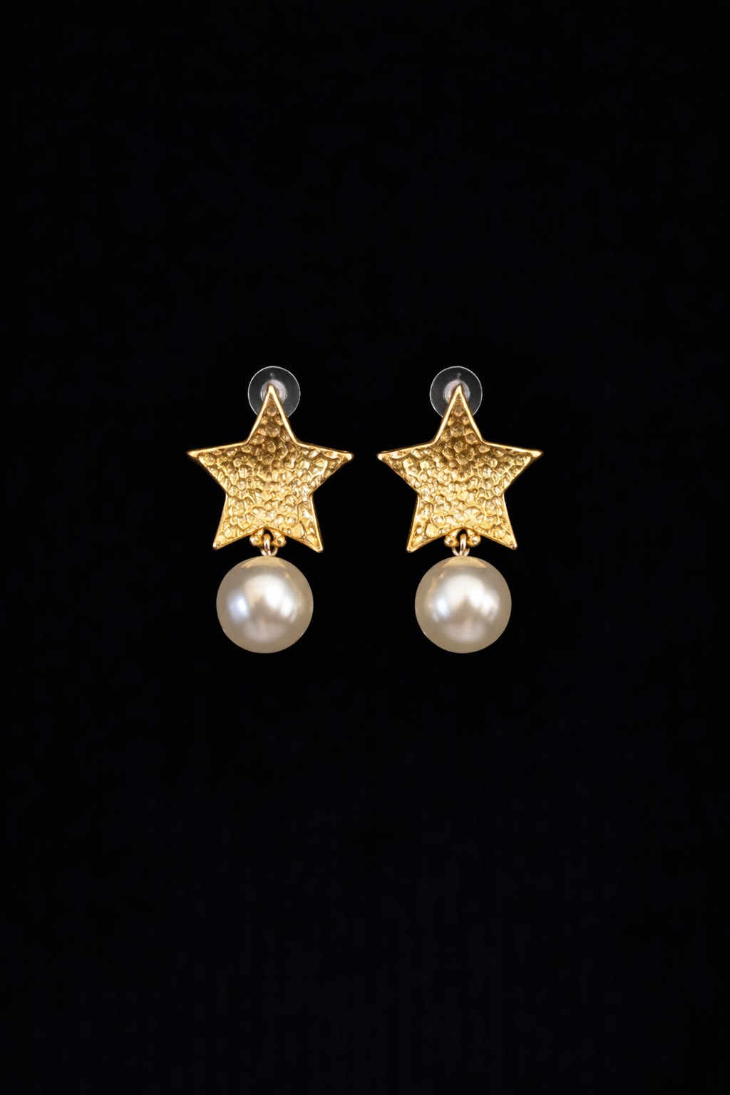 Star & Pearl Earrings