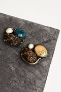 Spirit & Stone Eagle Earrings in Pearl